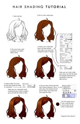 How to Shade Hair in Digital Art: A Comprehensive Guide with Multiple Perspectives